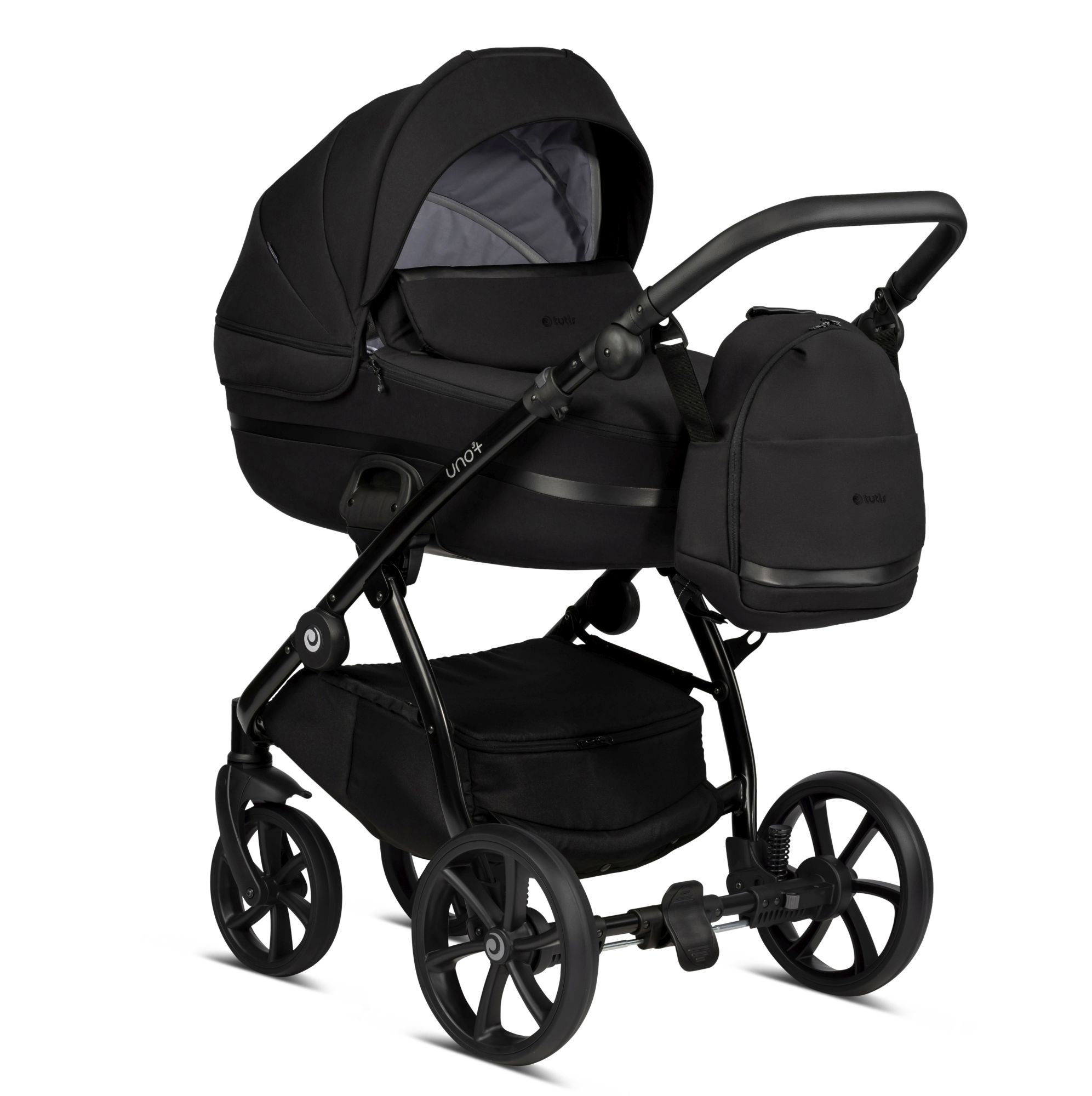 Tutis-uno3-100-Charcoal_carrycot with bag