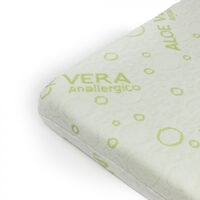materasso per culla 80x40cm rivestimento esterno in aloe vera 1