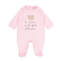 Tutina "Mamma mi ha fatto bellissima" Rosa 03M