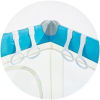 Chipolino accessorio per campeggio, 4 pz anelli