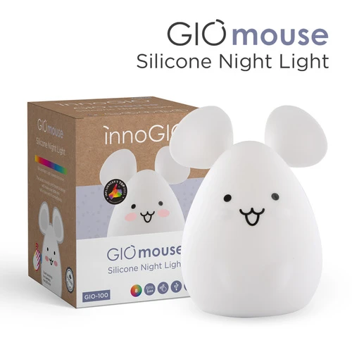 INNOGIO Luce notturna in silicone Topolino