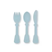 Bamboom Set Posate Azzurro Ghiaccio