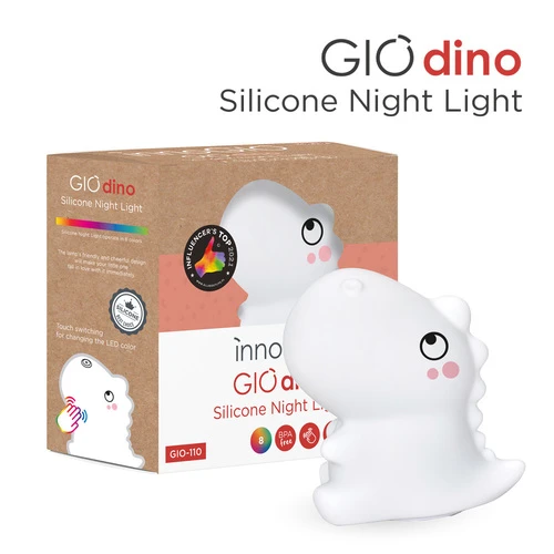 INNOGIO Luce notturna in silicone Dinosauro